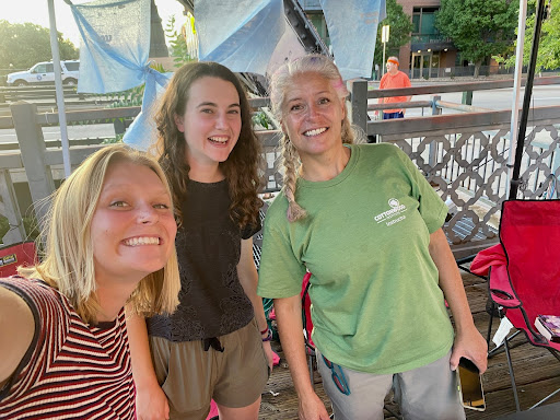 Carly, Barbara, and Erin at Beats on the Creek 2022