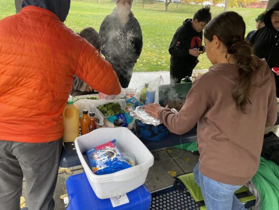 Cooking on STRIVE Prep Westwood's double field day in Golden