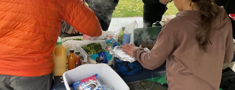 Cooking on STRIVE Prep Westwood's double field day in Golden